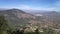 Large view of farms,and small villages from mountain\\\'s summit