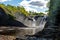 Large Waterfall In Quebec, Canada