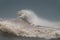 Large wave on Lake Michigan in Milwaukee, Wisconsin
