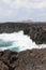 Large waves, Los Hervideros.