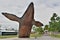 Large whale sculpture in Hervey Bay, QLD