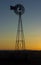 Large Windmill with Sunset