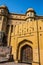 Large wooden gate Amer Fort