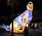 Larger than life lanterns in the shape of Dog. Chinese zodiac animals at Circular Quay