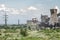 The largest air pollutant in city Dnipro Ukraine is coke-chemical plant. Flue gas stacks emit hundreds tons of harmful substances