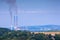 The largest air pollutant in western Ukraine is coal-fired power plant Burshtyn TES. 2 flue gas stacks 250 meters in height and