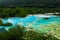 Largest Calcification ponds at Huanglong, Sichuan, China