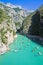 The largest European canyon called Verdon Gorges Europe-France-Provence