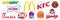 The largest fast food restaurant chains: McDonald`s, Subway, KFC, Burger King, Taco Bell, Wendyâ€™s, Dairy Queen, Sonic Drive-In,