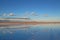 The Largest Mirror in the World, Mirror Effect on Salar de Uyuni Salt Flats at the End of Rainy Season, Bolivia