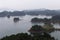 The largest number of islands lake - thousand island lake in China