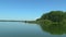 The largest pond Rozmberk in Czech Republic, protected Landscape Area of Trebonsko, UNESCO Biosphere Reserve, Wetland of