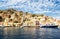 Largest ship in port of Symi. pictorial Greece series- Symi island, Dodecanes