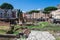 Largo di Torre Argentina, square in Rome Italy with four Roman Republican temples and the remains of