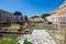 Largo di Torre Argentina, square in Rome Italy with four Roman Republican temples and the remains of