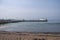 Largs Pier and the Cal-Mac Ferries on the River Clyde at Largs Scotland