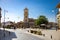 Larnaca, Cyprus - September 23, 2017: Front view of Orthodox Church of Saint Lazarus Agios