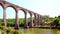 Larpool Viaduct, or Esk Valley Viaduct, over the river Esk, north Yorkshire