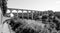 Larpool Viaduct, or Esk Valley Viaduct, over the river Esk, north Yorkshire