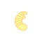 Larva insect flat icon