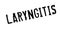 Laryngitis rubber stamp