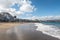 Las canteras beach shore view. Gran Canaria, Canary islands, Spain