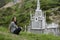 Las Lajas - gothic church in Colombia.