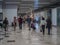 Las Palmas de Gran Canaria, Canary Islands, Spain December 26, 2020: Transit zone of Las Palmas airport. People wear