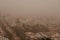 Las Palmas. The worst sand storm in the last 20 years. Las Palmas de Gran Canaria, 23 February 2020