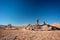 Las Tres Marias, famous rocks in the Moon Valley, Atacama desert Chile