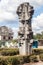 LAS TUNAS, CUBA - JAN 27, 2016: Cubist Monumento al Trabajo Monument of the work in Las Tun