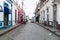 LAS TUNAS, CUBA - JAN 27, 2016: View of a street in Las Tunas