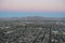 Las Vegas aerial view at sunset, NV, USA