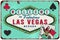 Las Vegas Casino Tin Sign Retro Cards Convention