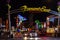 Las Vegas - Circa December 2016: Fremont Street East District Sign with Neon Martini Glass I