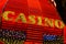 Las Vegas - Circa December 2016: Neon Casino Sign at the Fremont Street Experience. Fremont Street is the anchor of Downtown I