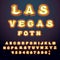 Las Vegas font. Glowing lamp letters. Retro Alphabet with lamps.