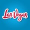 Las Vegas - hand drawn lettering phrase.