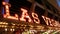 Las Vegas Neon Lights Sign at Night