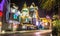 Las vegas nevada city skyline and vegas strip at night