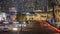 LAS VEGAS, NEVADA USA - 5 MAR 2020: Futuristic CityCenter casino complex, sin city glowing at night. Modern illuminated