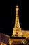 LAs VEGAS, NEVADA/USA - AUGUST 2 ; Eiffel Tower replica Paris Ho