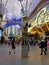 Las Vegas, Nevada USA - December 5, 2020: Mysterious monolith appears on Fremont Street in Downtown Las Vegas