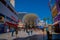 Las Vegas, NV, USA, June 15, 2018: Outdoor view of unidentified people waiting for light traffic to cross street in