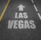 Las Vegas road marking