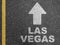 Las Vegas Road markings