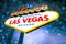 Las Vegas Sign with bokeh background