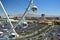 Las vegas Skyroller cabins above the city, Las Vegas, Nevada, USA