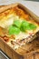 lasagne with minced turkey meat and tomatoes