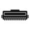 Laser cartridge printer icon, simple style